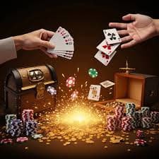 gacor cr7sip baccarat table with banker and player betting areas